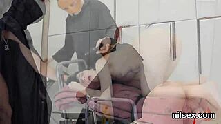 Naughty kitten brought to anal asylum for harsh treatment