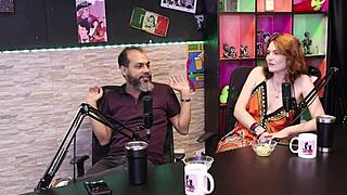 Reh queen and kstro intensely swing with tifany rocha in sheer red lingerie