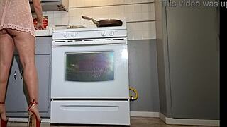 I Ordered Prostitute To Cook Breakfast, Played With Her Big Ass Holes, And Let Her Suck My Monster Cock