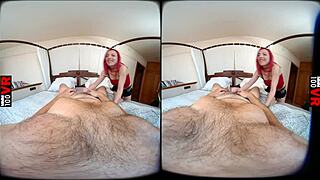 I explore virtual reality with beautiful spanish tania teen 18+