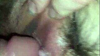 He Enjoys Teasing Her Untamed Hairy Slit