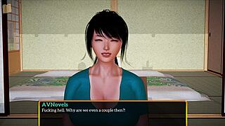 Brunette Milf with Big Tits and Ass Plays Game in My New Family 388