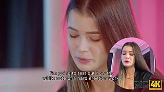 Bold Czech Teen With Tattoo Gets Shaved Pussy Creampied Intensely