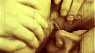 the vintage milf with a big clit shines