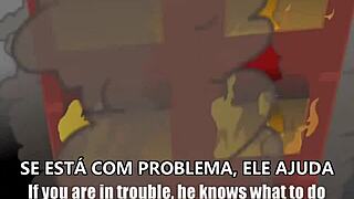 gay hero's giant ass drawing