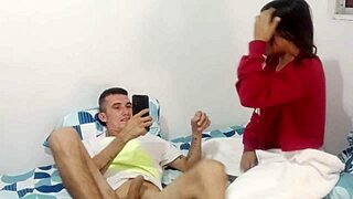 i got so hot with my hermanastro in the bedroom