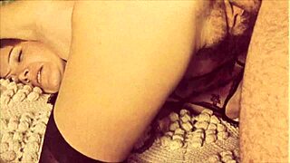 the vintage milf with a big clit shines