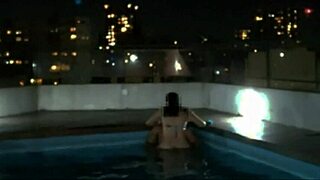 pool wasn't enough so first-time interracial sex happened