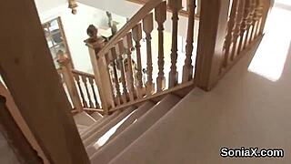 Cheating English Milf Lady Sonia Unveils Oversized Boobs
