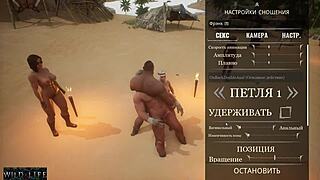 Intensely fucked girl's ass with two monster cocks.