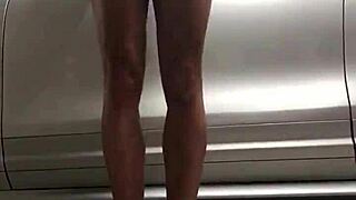 Spying on gym activities in the garage