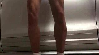 Spying on gym activities in the garage