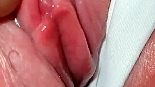 Gorgeous Cameltoe Hides Tiny Clit I Tease Till She Cums