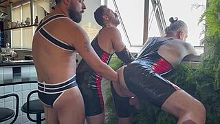 Intense Gay Trio Performs Deep Fisting and More in Complete Video