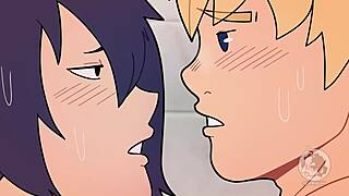 huge cocks and big asses in the gym showers, what a sight