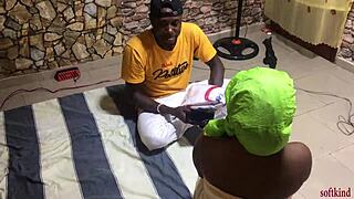 beautiful milf feels intense pleasure from big black cock creampie at home