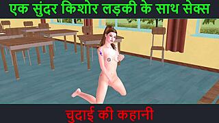 3D cartoon teen banged in Hindi audio story