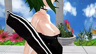 Mmd gumi performs nude dance in 3d