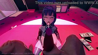 that puta dancing ends up getting fucked in this hentai animation, so hot!