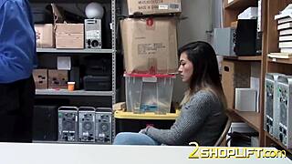 scared thief caught gets fucked by big cock