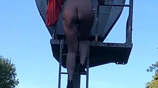 Nice brunette wife to go naked in public for your viewing pleasure
