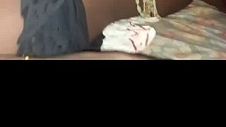 Little Ghetto Slut's Pussy Gets Fucked Hard in Rough Doggy Quickie by Black Amateur