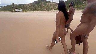 Wow! I Filmed A Wild Orgy At The Nudist Beach With My Sexy Friends!