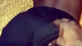 Little Ghetto Slut's Pussy Gets Fucked Hard in Rough Doggy Quickie by Black Amateur