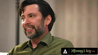 Hey! All-Natural MILF Lauren Phillips Caught Horny Husband With Vacuum Cleaner!