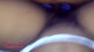 Latina cumming in the huge ass and pussy of her delicious black lover