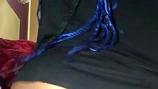 HAVING SOME BED FUN WITH EBONY ASS IN PANTIES, THONG, AND BLACK SKIN