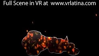 Beautiful Brazilian Anal Creampie in 5K VR