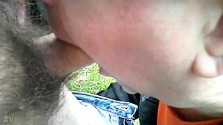 Me Giving Outdoor Blowjob, Guy Cums In Mouth