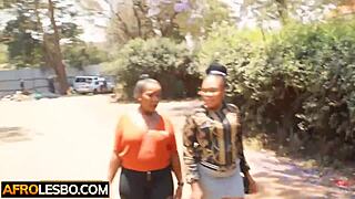 Hot amateur african bbw lesbians cate and sexoo licking dildos