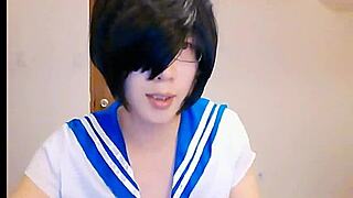 Alicexiao turns me on with solo shemale webcam action