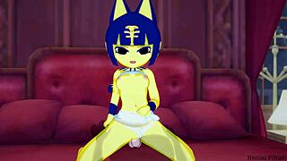 In her boudoir she enjoys riding pleasing shaft
