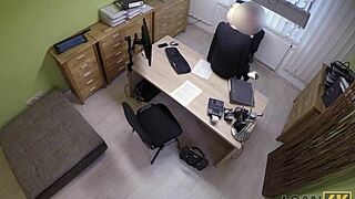 Wow! Naughty Blonde Fucks for Loan to Buy Luxury Car!