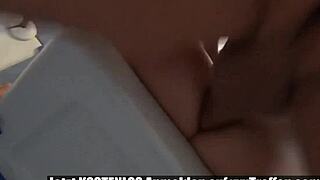 german skinny teen gets anal fucked in the shower, wow