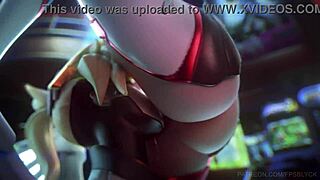 D.Va And Mercy Deflower Widowmaker In Intense Lesbian Scene