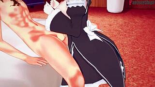 hey rem, suck and fuck those big maid boobs?