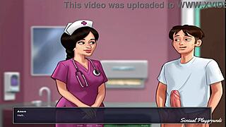 Horny Nurse Delivers Epic Blowjob In Summertime Saga!
