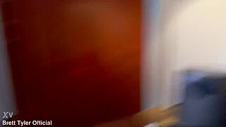 Brett Tyler Loves Sucking On Two Hung Xl Bareback Latino Dicks And Getting Fucked Bareback