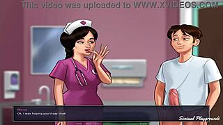 Horny Nurse Delivers Epic Blowjob In Summertime Saga!
