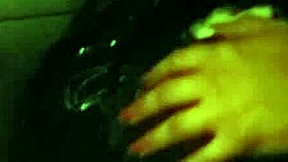 alessandra marques gets playful in the car with her big tits and ass on display