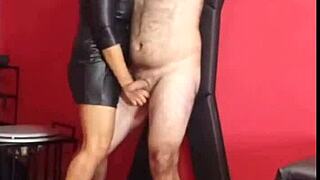 Spanking hard on St. Andrew's Cross! Can't believe the intensity!