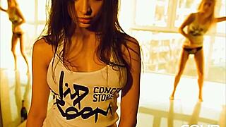 Dancing hot girls showing off their moves