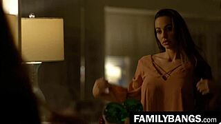 stepsister romantic night after breaking with boyfriends