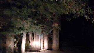 adventure in the mountain at night