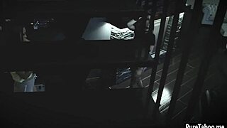 Petite teen 18+ in weird reality with older guy