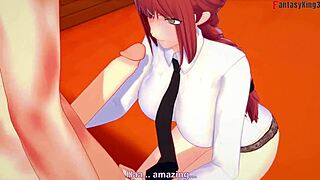 makima blowjob sex 1 chainsaw man full pov on sheer fantasyking3